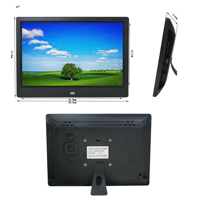 Ekran LCD 12,5 '' IPS z cyfrową ramką na zdjęcia 1920 * 1080 Nowy projekt Biały / czarny MSTAR Główny układ sterowania USB / HDMI
