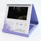 reklama biznesowa elektroniczna 4,3-calowa broszura wideo z kablem USB, karta video broszura