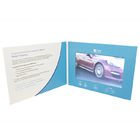Book Shaped LCD Video Brochure Magnetyczny przełącznik dla wydarzeń marketingowych