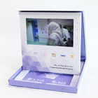Twarda 7-calowa broszura LCD Video Broszura prezent biznesowy Niestandardowe opakowanie wideo opakowanie prezent