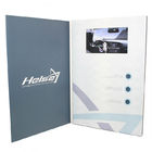 Folding Paper LCD Broszura Card 1200g Hard Cover Music HD Screen dla reklamy