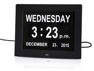 Amerykańska dożywotnia, najnowsza wersja Zaktualizowana utrata pamięci Cyfrowy zegar dzienny z cyklami dziennymi i podtrzymaniem bateryjnym (biały）