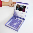 VIF Promocyjny folder z ekranem lcd wideo folder z życzeniami w drukowanej broszurze