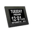 8-calowy cyfrowy kalendarz wideo Broszura dzienna Zegar HD Ekran LCD Podświetlenie USB Drzemka