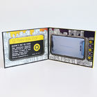 6 Movie - Sterowanie kartą wideo LCD, Gold Stamping Video Greeting Card For Business