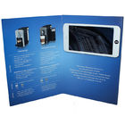 VIF Free Sample Magnetyczny podziałka cyfrowa broszura wideo 7 cali z papierem A4 / A5 na zaproszenia biznesowe
