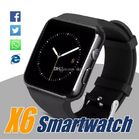X6 Inteligentny zegarek Bluetooth Bluetooth Watch z 1,54 cala Touch 2g Tryb sieciowy