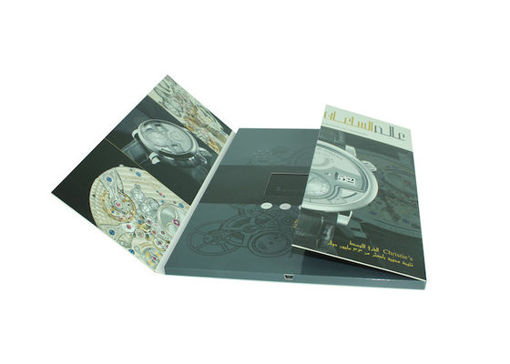 Promotional Full colors video booklet , 1G / 2G / 4G / 8G lcd video card