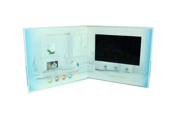 Dostosowane drukowanie karty wideo Lcd, promocyjne karty zaproszenie Lcd do reklamy