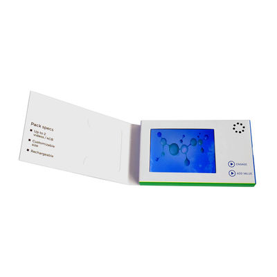 Port USB LCD Video Wizytówki 128 MB-8 GB Pamięć CMYK / Matowy druk laminowany